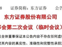 东方证券高管人员任职变动！鲁伟铭任副董事长 卢大印任公司副总裁